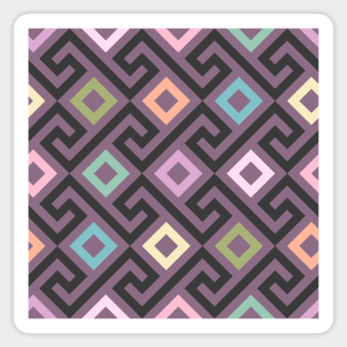 Copy of Pink Greck seamless pattern Sticker